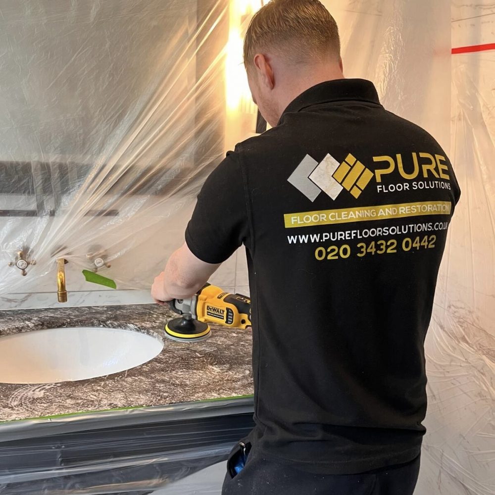 Sonny marble vanity polish